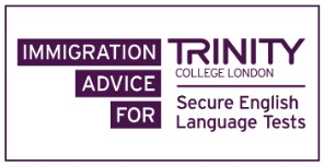 Trinity College London - Secure English Language Tests for Immigration Advice Accreditation Logo